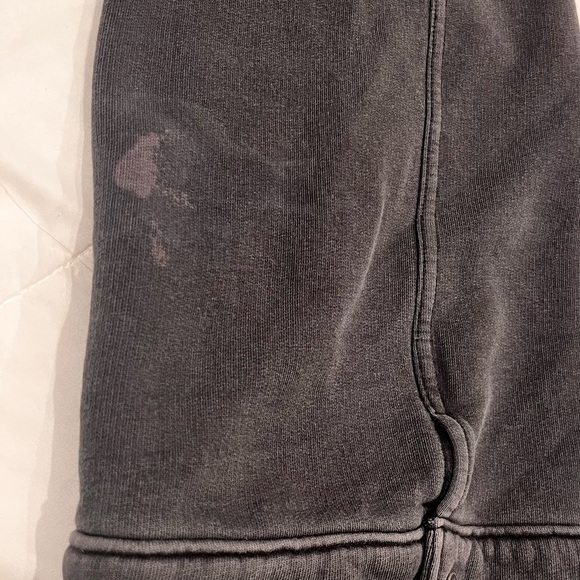 Free People Dreamers Cropped Button Up Hoodie Jacket Gray Streetwear Large - Picture 14 of 14